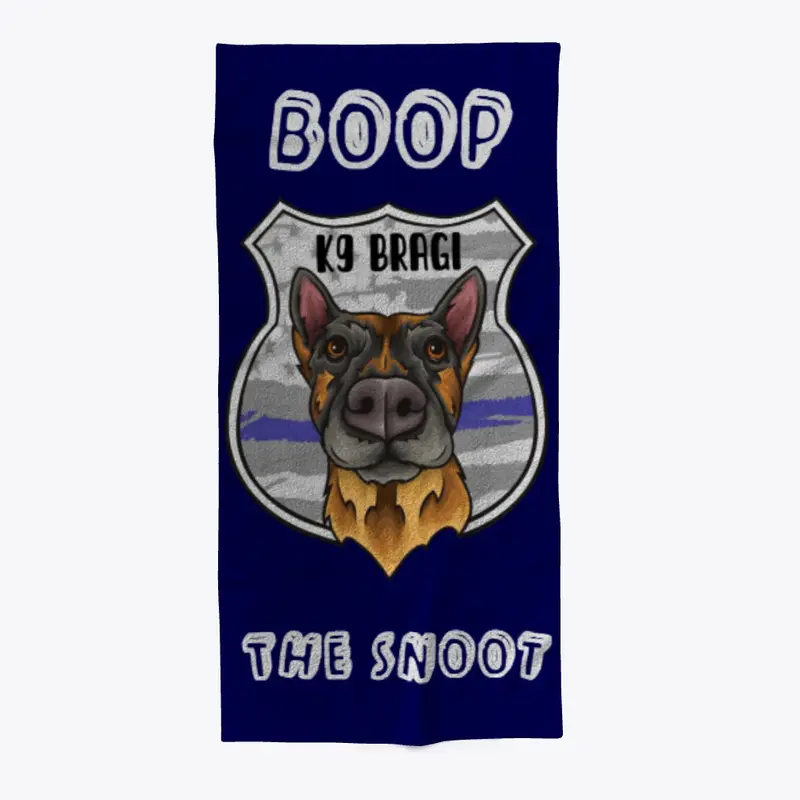 Boop The Snoot Beach Towel 