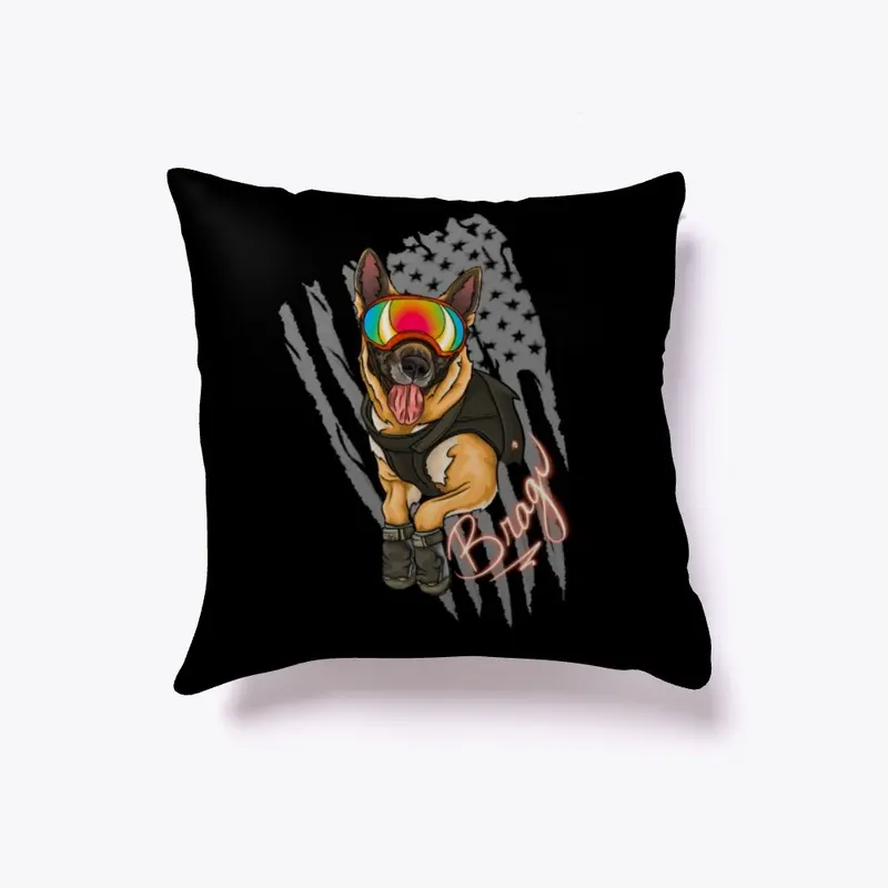 Bragi's throw pillow 